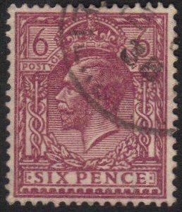 Great Britain #195 used - 6p king