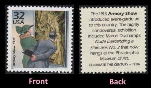 US 3183d Celebrate the Century 1910s Armory Show 32c single MNH 1998