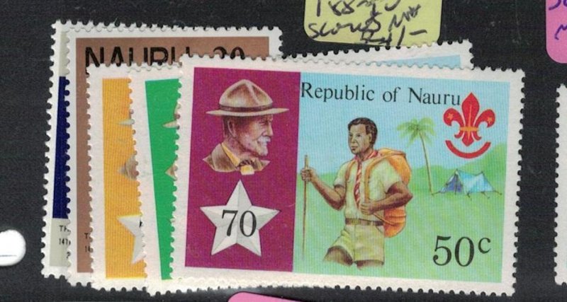 Nauru SC 182-3, 188-90 Scouts MNH (2ewv)