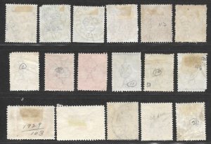 Doyle's_Stamps: Used Early Australian Lot/Mixture