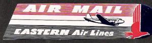 Airmail Label - Eastern Air Lines 