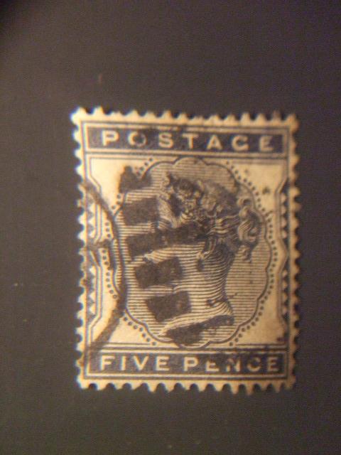 Victoria 1880-81. Indigo Sc.# 85. C.V. $ 185.00