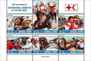 2024 03- SIERRA LEONE - RED CROSS          6V  complet set    MNH ** T