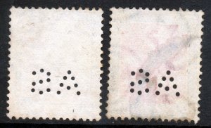 SUDAN 1922-24 Camel Postage Part Set  Perforated A S  SG A27 & SG A28 VFU