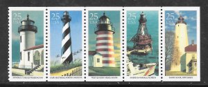 #2470-74 MNH Booklet Pane