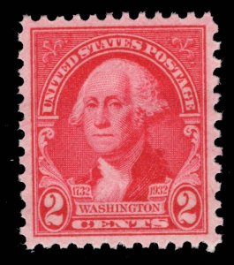 MOMEN: US STAMPS #707 MINT OG NH PSE GRADED CERT GEM-100 LOT #88860*