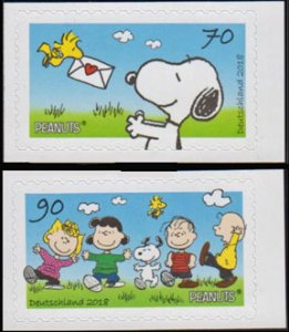 Scott #3024-5 Peanuts and Snoopy MNH