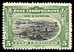 Belgian Congo 16, hinged, Port Matadi