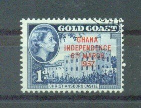 Ghana sc# 6 (2) used cat value $.25