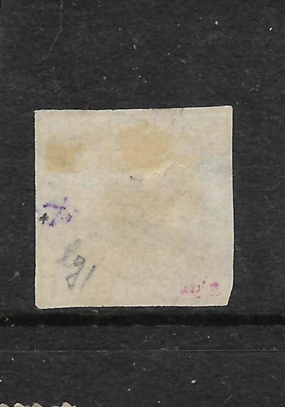 BERGEDORF  1861-67  1s  BLACK IMPERF  FU   SIGNEDx2   Sc 2  SG 4