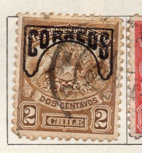 Chile 1904 Early Issue Fine Used 2c. Optd NW-11417