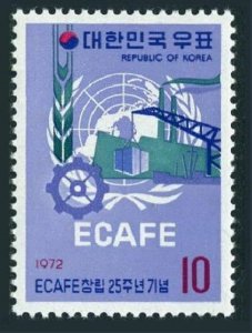 Korea South 814,MNH.Mi 828. ECAFE,25th Ann.1972.UN emblem,agriculture,industry.