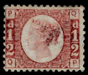 SG48, ½d rose-red PLATE 3, M MINT. Cat £240. QP