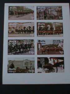 STAFFA-SCOTLAND- SILVER JUBILEE-QUEEN ELIZABETH II MNH-IMPERF-SHEET VF $14