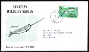 Canada, Narwhal FDC / 1968