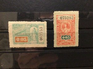 Buenos Aires 1899  - 1900    Revenue stamps Ref 58980