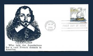 Sc. 4073 US & Canada Champlain Joint Issue FDC - Unknown