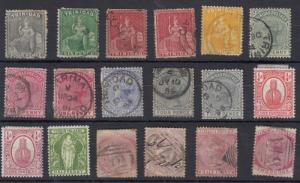 British Commonwealth QV Collection of 18 Trinidad Caicos Virgin Jamaica J2347