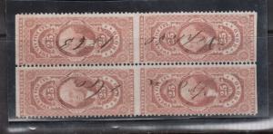 USA #R43b Used Rare Block