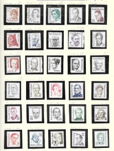 My Page #604 - Page of MNH Great Americans Series Collection / Lot