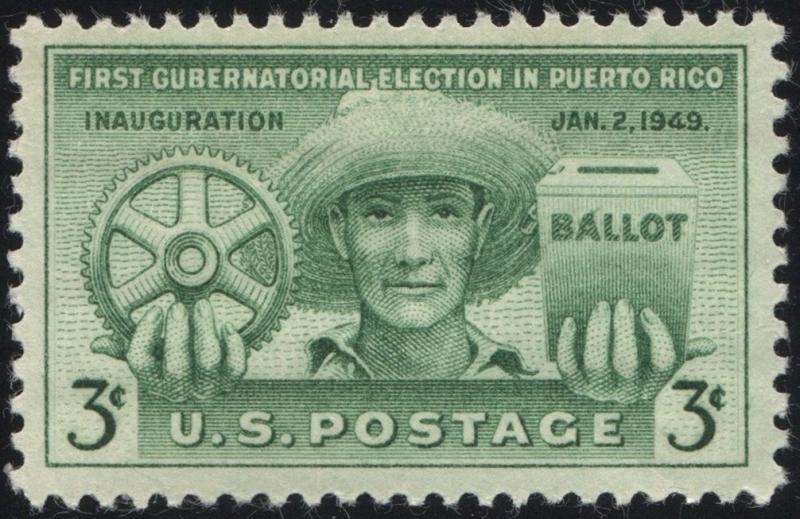 SC#983 3¢ Puerto Rico Election Single (1949) MNH