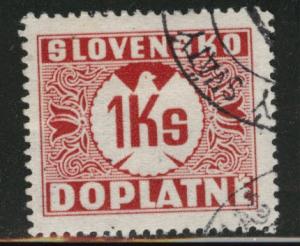 Slovakia Slovenska Scott J20 Used postage due wmk 264 1941