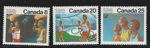 Canada MNH Scott cat.# 681 - 683