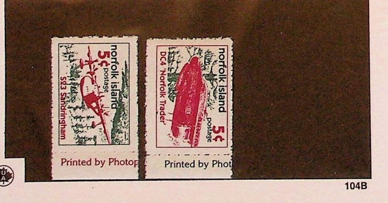 NORFOLK ISL. Sc 670-71 NH ISSUE OF 1999 - TRANSPORTATION - (DF25)