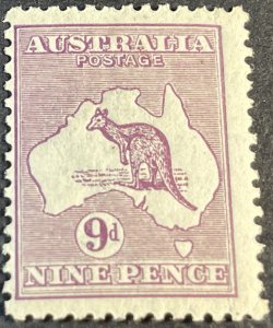 AUSTRALIA # 50-MINT/HINGED--SINGLE--VIOLET--1915-24