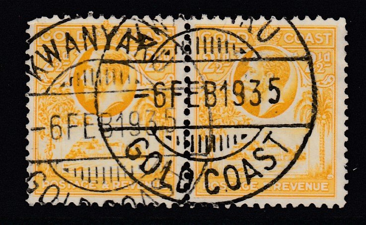 Gold Coast, Sc 102 (SG 90), used pair