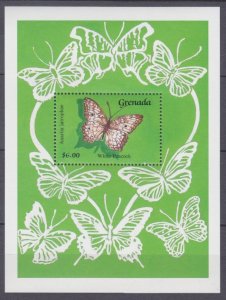 1989 Grenada 2041/B229 Butterflies 7,50 €