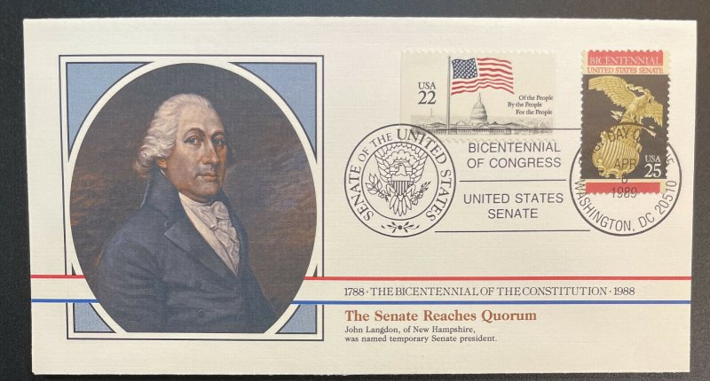 US #2412-2415 FDC (4 Covers) -Bicentennial Constitution 1787-1987 [BIC64-82oE]