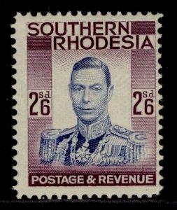 SOUTHERN RHODESIA GVI SG51, 2s 6d ultramarine & purple, LH MINT. Cat £17. 