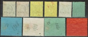 NYASALAND 1908 KEVII SPECIMEN SET 