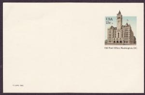 UX99 Old Post Office, DC unused postal card