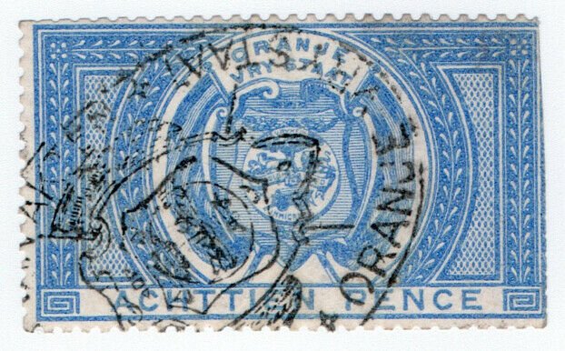 (I.B) Orange Free State Revenue : Duty Stamp 1/6d