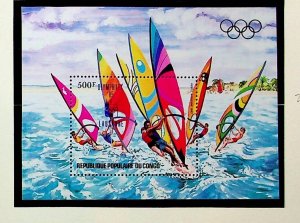 CONGO Sc C336NH SOUVENIR SHEET OF 1984 - OLYMPICS - Sc$5 - (AA23)