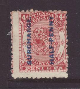 1894 Tonga ½d On 4d Unused SG21