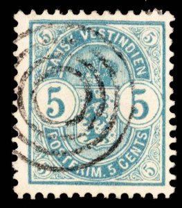 Danish West Indies Scott 22 Used.