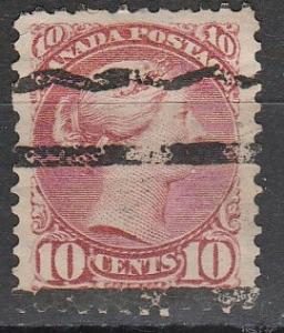 Canada #45 F-VF Used  CV $65.00  (A10333)