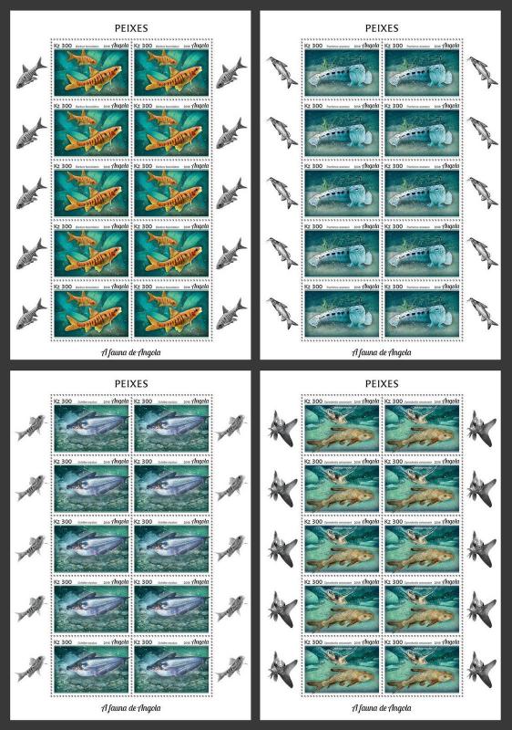 Z08 ANG18103c ANGOLA 2018 Fishes MNH ** Postfrisch