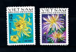 [93716] Vietnam North 1974 Flora Flowers Blumen Chrysanthemums  MNH