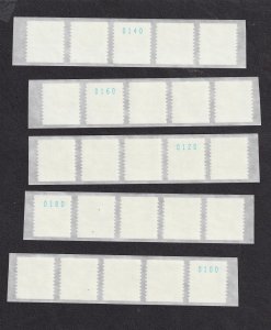 PNC5 10c Bicycle SA 777 US #3228a Top BN Set 5 MNH F-VF