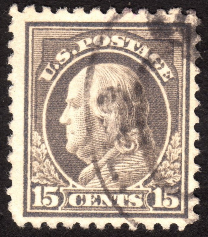 1917, US 15c, Franklin, Used, Sc 514