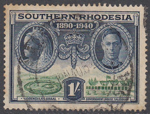 Southern Rhodesia 63 Used CV $3.25