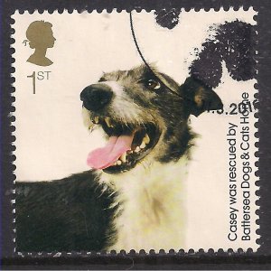 GB 2010 QE2 1st Battersea Dogs Home Casey SG 3042 ex FDC ( C429 )