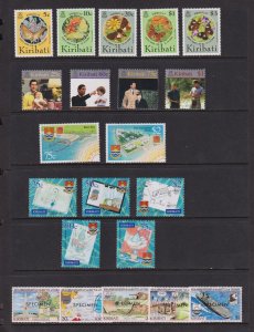 Kiribati - 5 Mint, NH sets, cat. $ 22.10