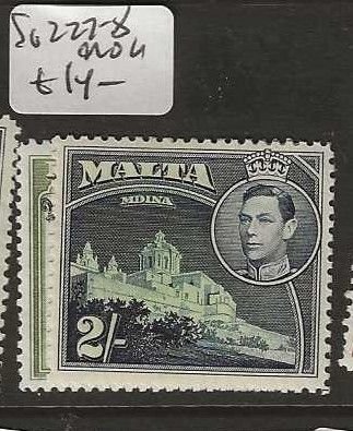 MALTA SG227-228      KGVI  1/6-2/-    MOG     P0711H