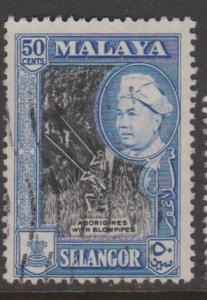 Malaya Selangor Sc#109 Used