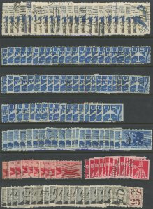 USA Airmail - Used Dealer Stock approx 1000 stamps incl C1 - C6